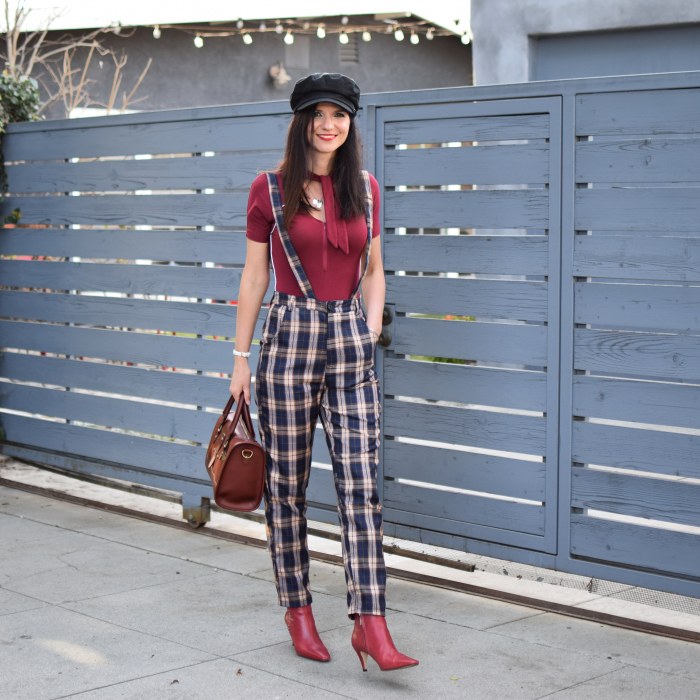 Plaid Pants  Outfit of the Day in Style